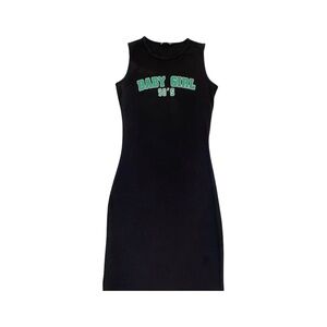 SHEIN NWOT Black and Green Sleeveless Body-con mini Dress is a women’s Size XS.